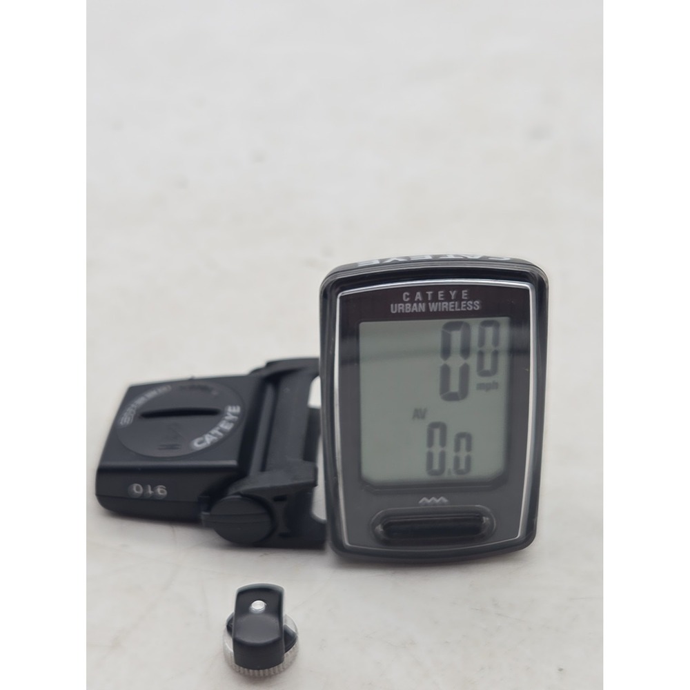 Cateye Urban Wireless Cycling Computer Black SPD-01  - TESTED WORKING